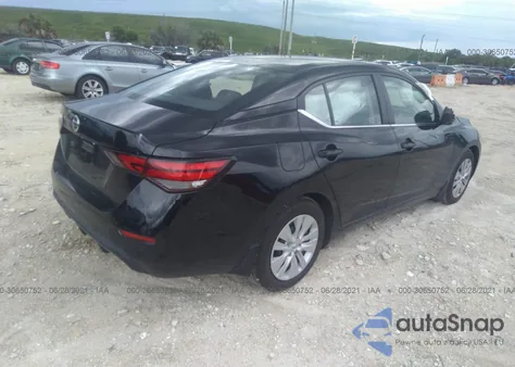 2021 Nissan Sentra S Xtronic Cvt из США, поврежденный, VIN 3N1AB8BV1MY266602